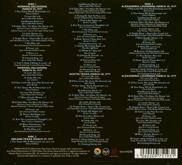CD The Last Tours Volume 2 FTD 506020-975193