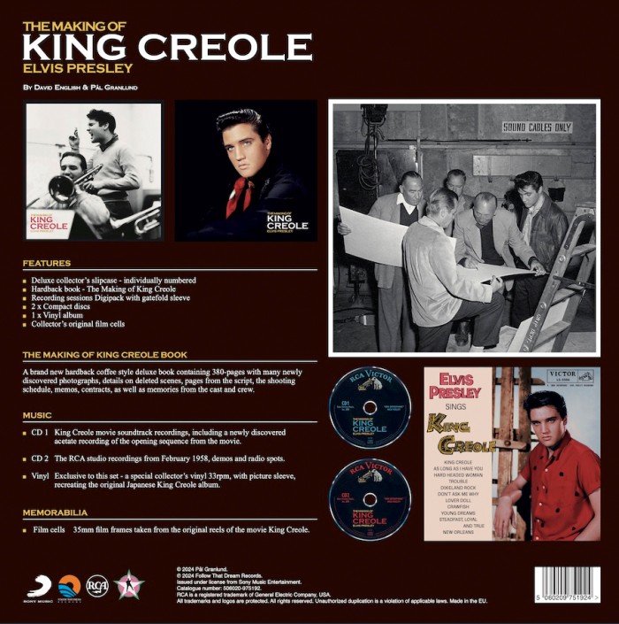 LP CD Book The Making Of King Creole FTD 506020-975192
