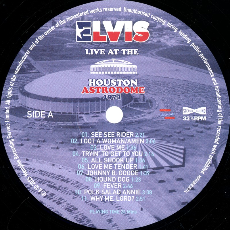 LP live At The Houston Astrodrome 1974 MRS MRV10030374