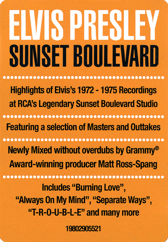 LP Sunset Boulevard RCA Legacy 1980290 5521