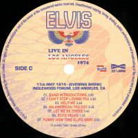 LP Live In Los Angeles 1974  MRS MRV40051074