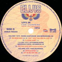 LP Live In Los Angeles 1974  MRS MRV40051074