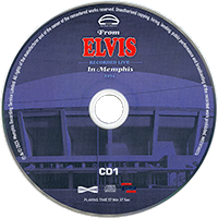 CD From Elvis Recorded Live In Memphis 1974 MRS MRS10160374