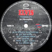 LP From Elvis Recorded Live In Memphis 1974 MRS MRV10160374